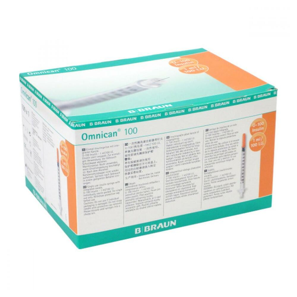 E-shop Injekčná striekačka ins.1.0ml / 100 IU Omnican 100 ks 9151150