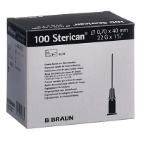 Injekčná ihla PH 0.7 x 40 22 G 1 1/2 čierna Sterican 100 kusov