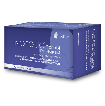 EXELTIS Inofolic Combi Premium 60 gélových kapsúl (Multivitamíny v tehotenstve)