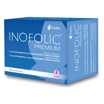 EXELTIS Inofolic Premium 60 sáčkov II (Kyselina listová) - Viaczložkové