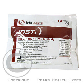 INSTI HIV-1/HIV-2 Antibody Test Kit (HIV testy) - Ostatné
