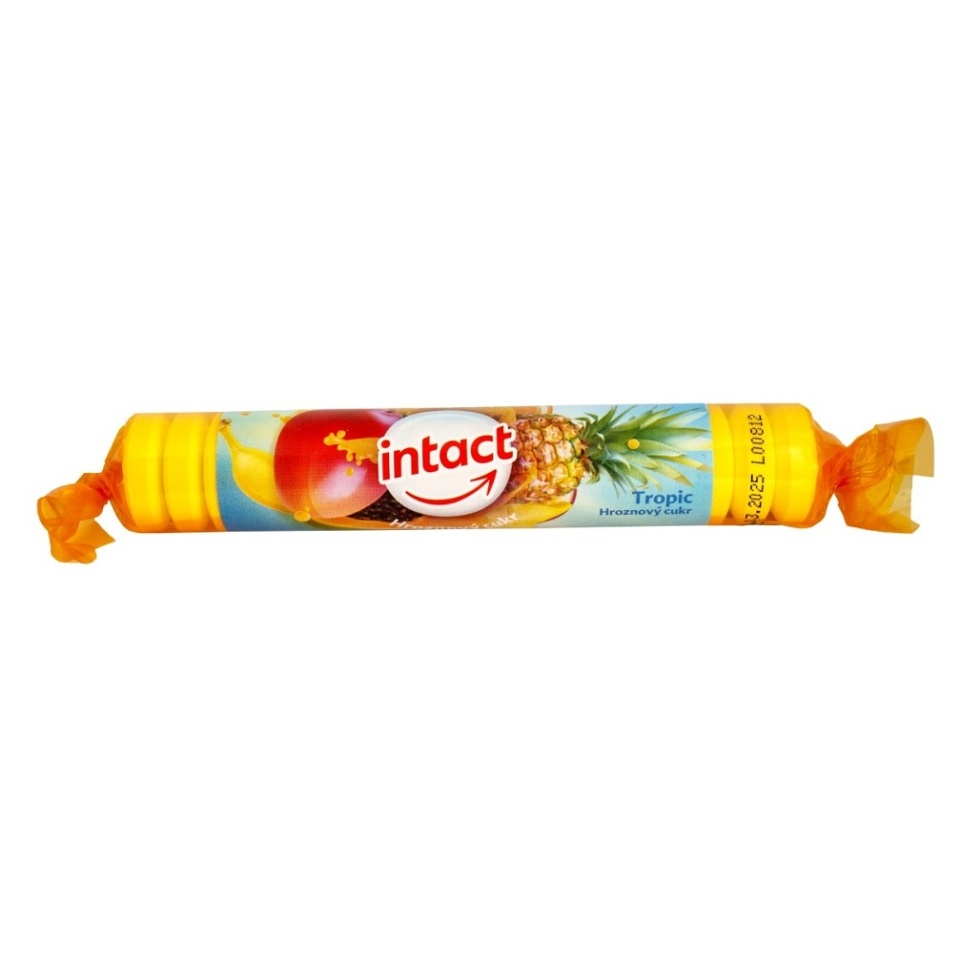INTACT Hroznový cukor príchuť tropic 40 g