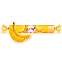 Intact hroznový cukor s vit.C banán 40g (rolička)