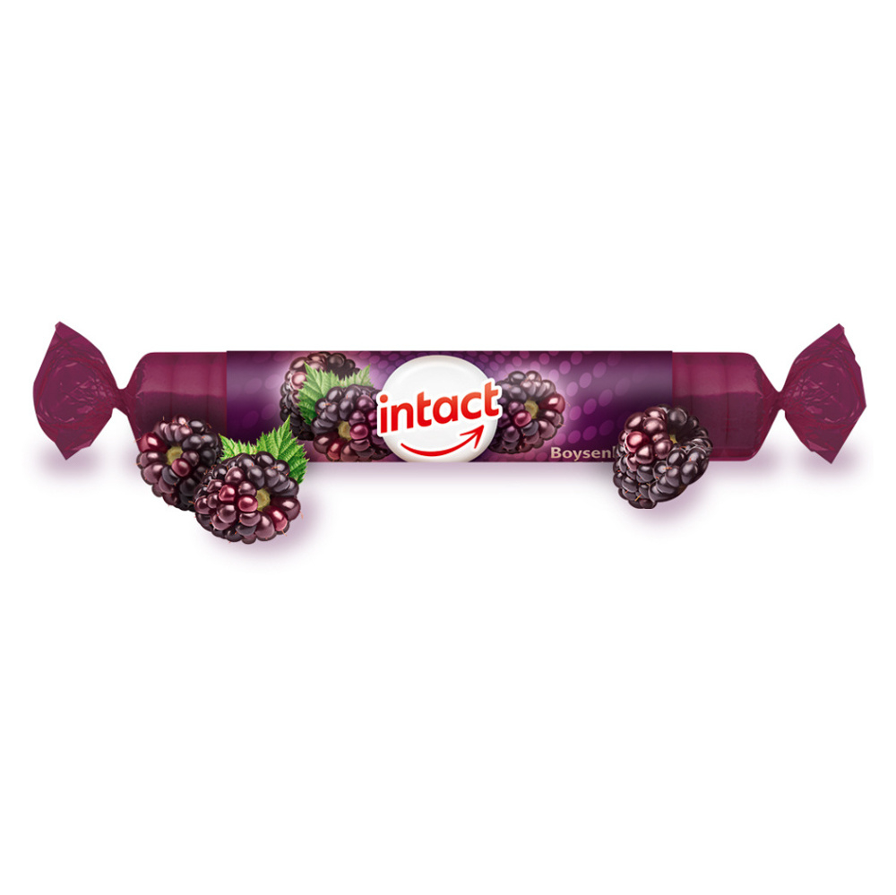 E-shop Intact hroznový cukor s vit.C boysenberry 40 g (rolu)