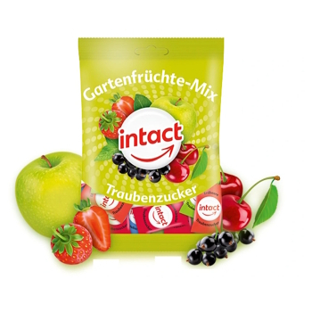 INTACT Hroznový cukor Záhradný mix sáčok 75 g (Hroznový cukor)