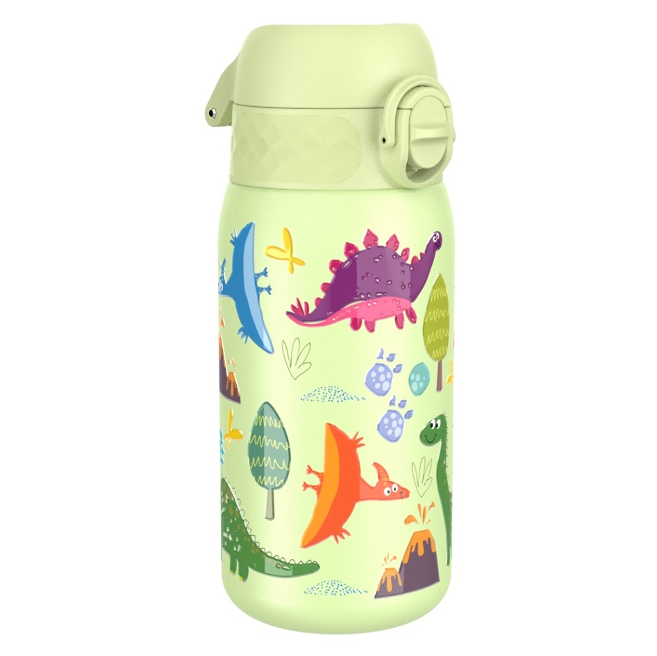 E-shop ION8 Leak proof nerezová fľaša dinosaurs 400 ml