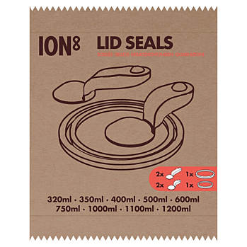 ION8 One Touch náhradná sada tesnení univerzálna 2.0 (Náhradné zátky, viečka a diely desiatových boxov)