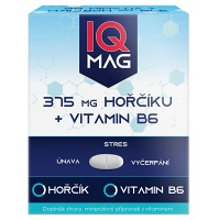 IQ MAG horčík 375 mg + B6 60 tabliet