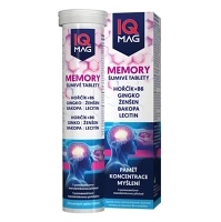 IQ MAG Memory pomaranč mandarínka 20 šumivých tabliet