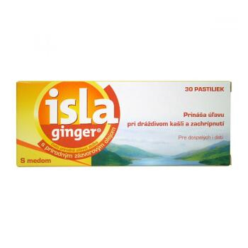 Isla-Ginger bylinné pastilky 30 tabliet