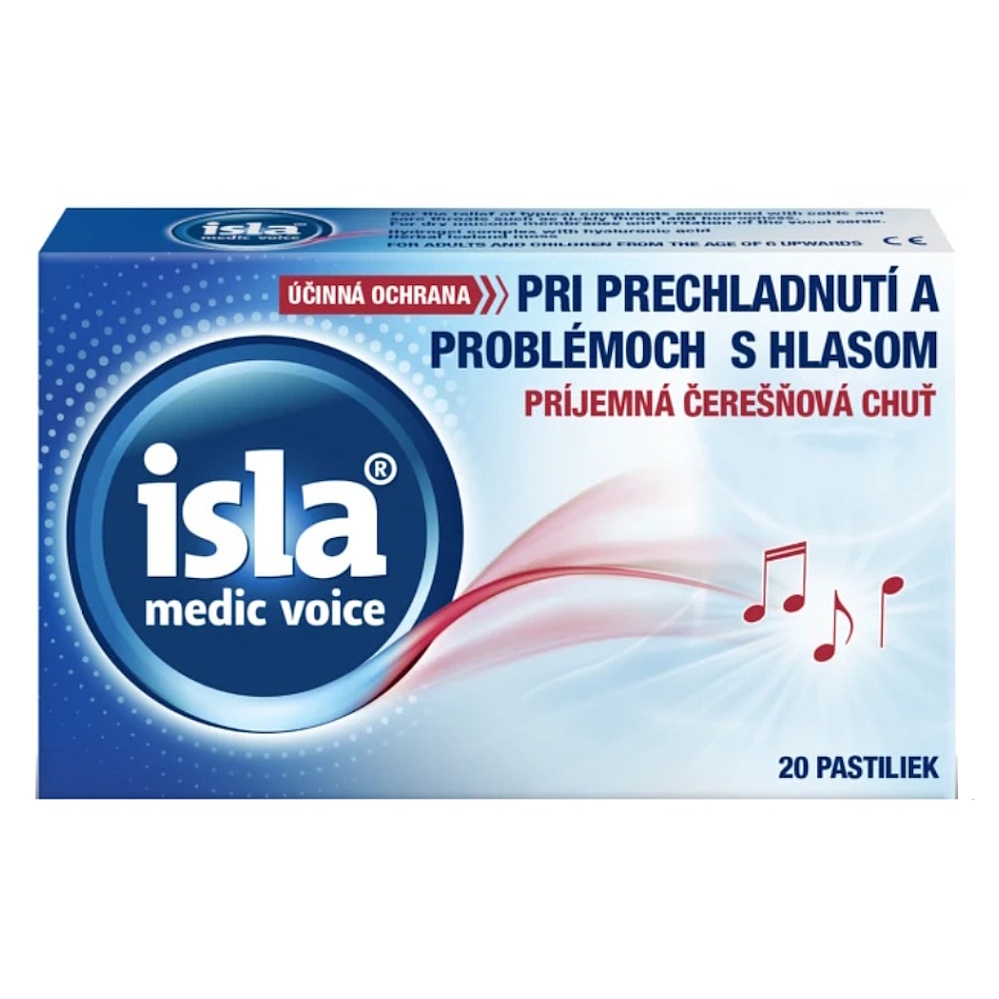 ISLA Medic Voice čerešňa 20 pastiliek