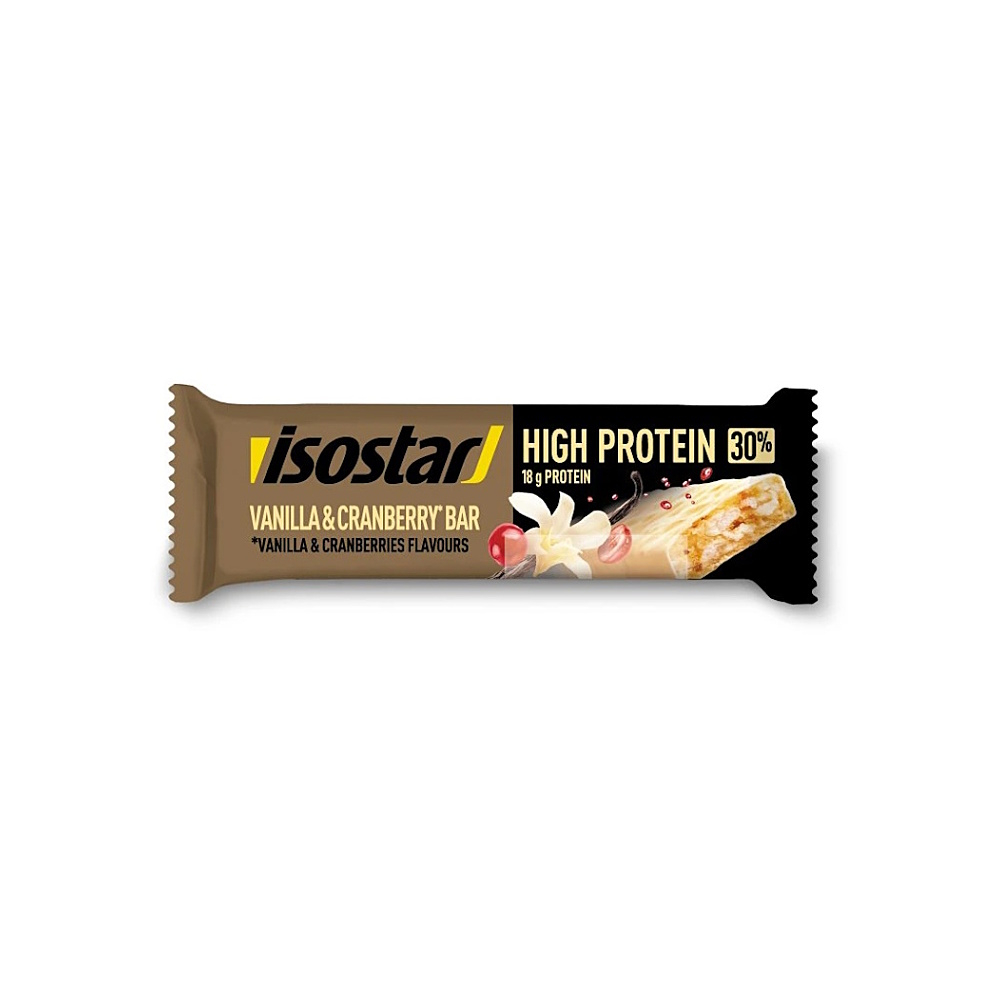 E-shop ISOSTAR Protein 30% bar tyčinka vanilka s brusnicami 55 g