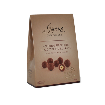 ISPIRITI Lieskové orechy v mliečnej čokoláde 120 g, expirácie