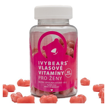 IVYBEARS Vlasové vitamíny pre ženy 60 kusov (Vitamíny na vlasy)