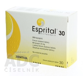 ESPRITAL 30 tbl flm 30 mg 1x30 ks (Lieky na predpis)