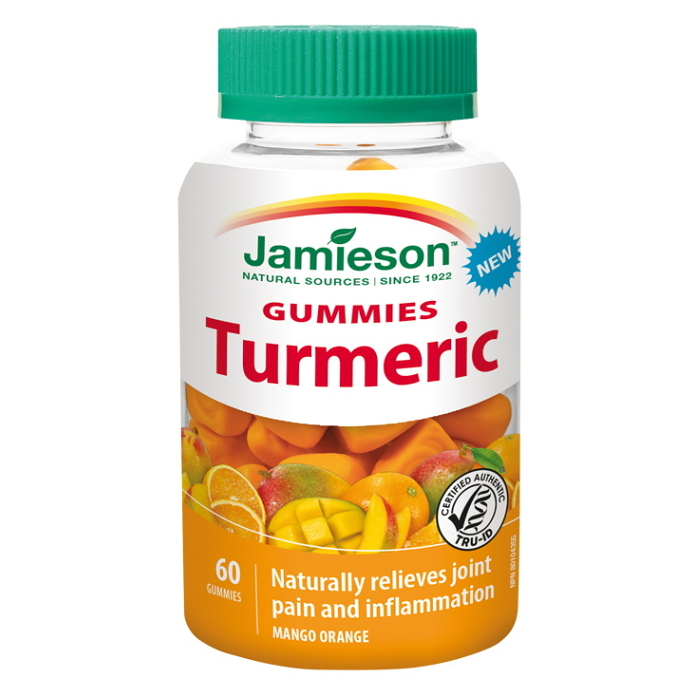 Jamieson Kurkuma želatínové pastilky 60pas.