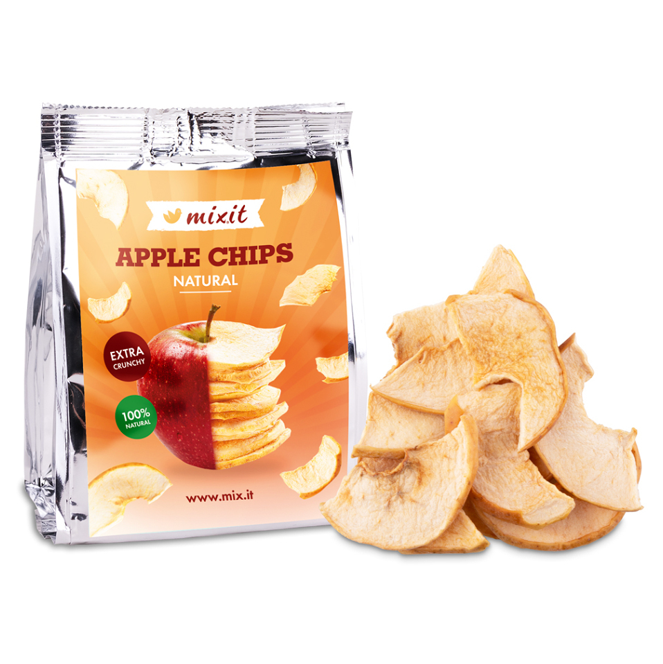 MIXIT Jablkové chipsy natural do vrecka 35 g