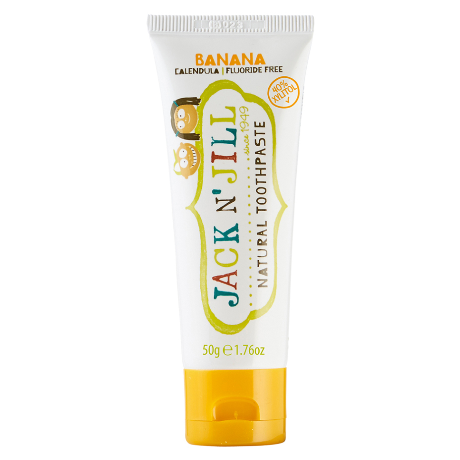 JACK N' JILL prírodná zubná pasta Organic BANÁN 50 g kúpite na Mojalekaren.sk