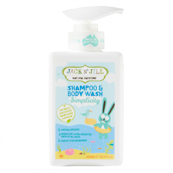 JACK N' JILL Simplicity šampón & sprchový gél 300 ml