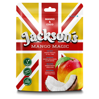 JACKSON´S Mango magic sušený mango snack s kokosovými chipsami 50 g