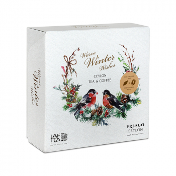 JAFTEA Box warm winter wishes tea & coffee čierny čaj a zrnková káva 80 g