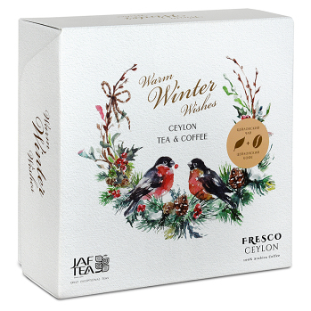 JAFTEA Box warm winter wishes tea & coffee čierny čaj a zrnková káva 80 g
