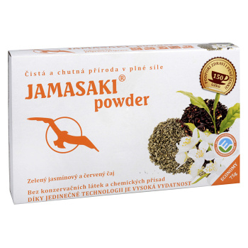 JAMASAKI Powder zelený jazmínový a červený čaj 75 g