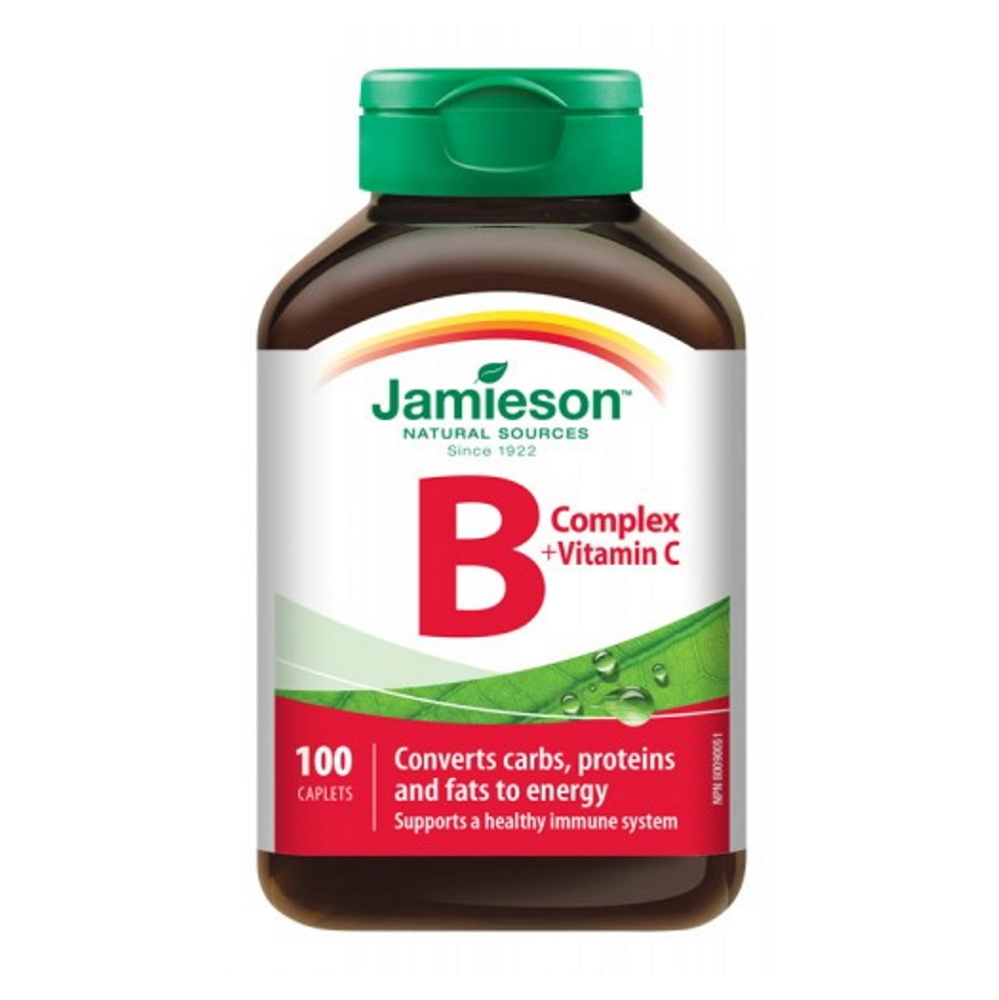 JAMIESON B-komplex s vitamínom C 100 tabliet kúpite na Mojalekaren.sk