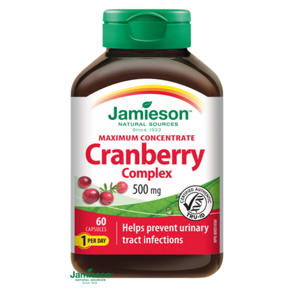 Jamieson Brusnice - komplex 500 mg na močové cesty 60 cps kúpite na Mojalekaren.sk