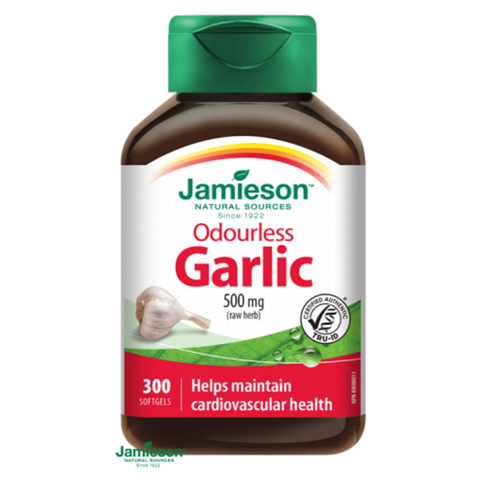 JAMIESON Cesnak bez zápachu 500 mg 300 kapsúl kúpite na Mojalekaren.sk