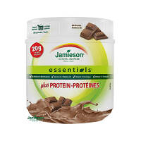 JAMIESON ESSENTIALS PLUS PROTEÍN prášok s príchuťou mliečnej čokolády 1 x 355 g