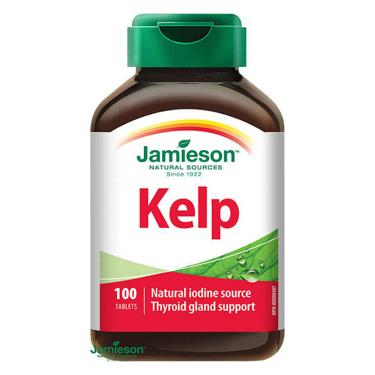 Jamieson Kelp tablety pre správnu funkciu štítnej žľazy 100 tbl kúpite na Mojalekaren.sk