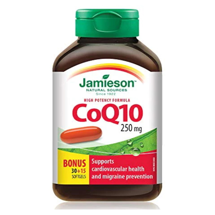 JAMIESON Koenzým Q10 250 mg 45 kapsúl