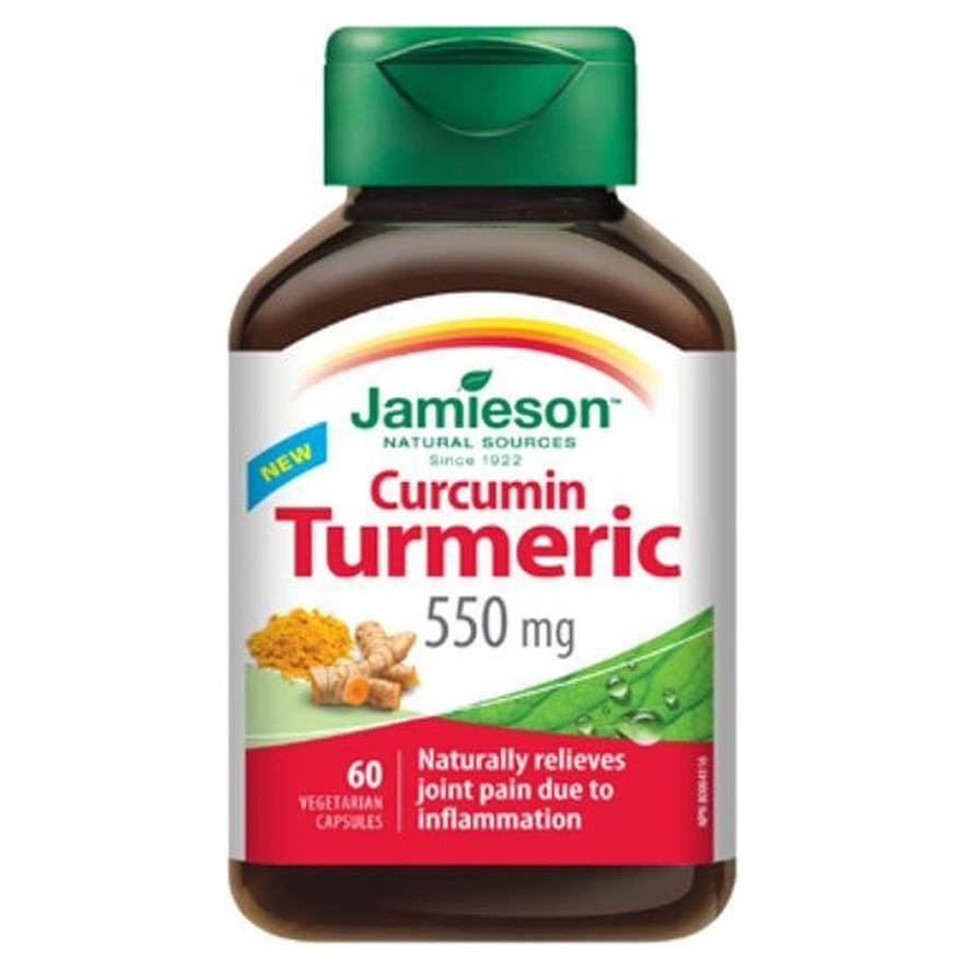 Jamieson Curcumin Turmeric 550 mg kapsuly na udržanie normálnej hladiny cholesterolu 60 cps kúpite na Mojalekaren.sk