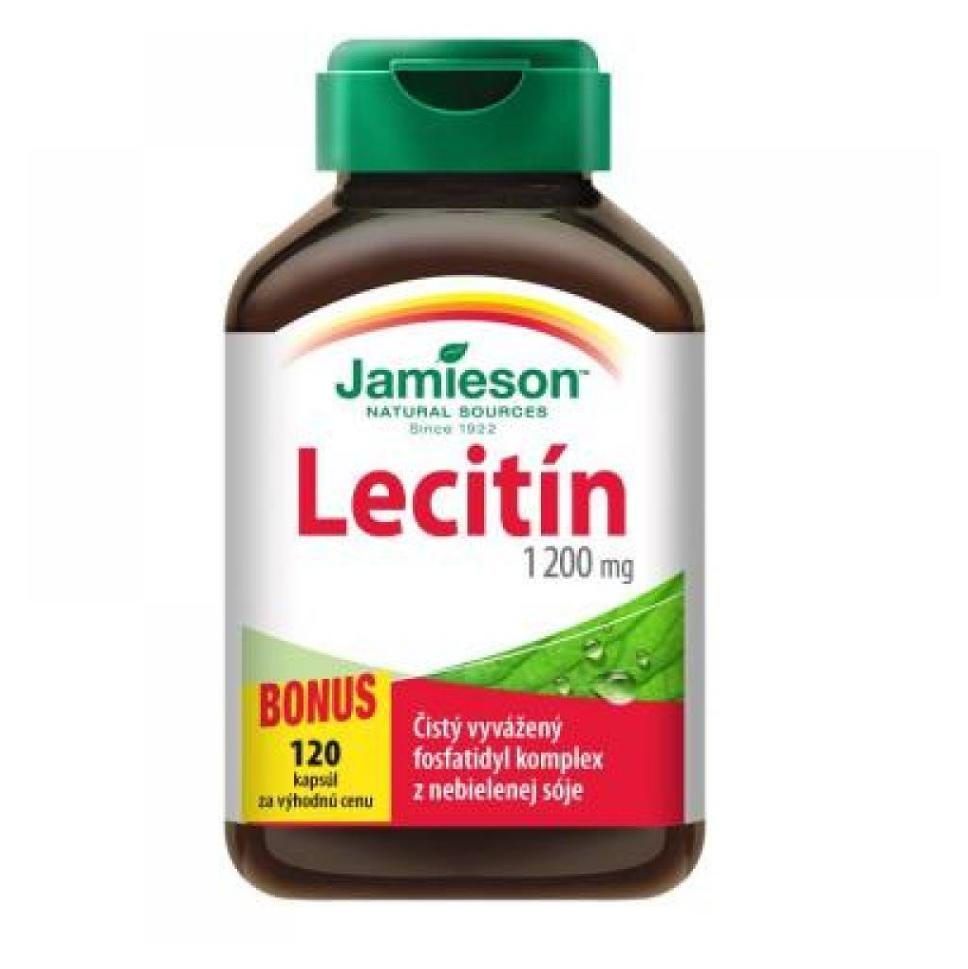 Jamieson Lecitín 1200 mg kapsuly na podporu funkcie mozgu a zlepšenie pamäti 120 cps kúpite na Mojalekaren.sk