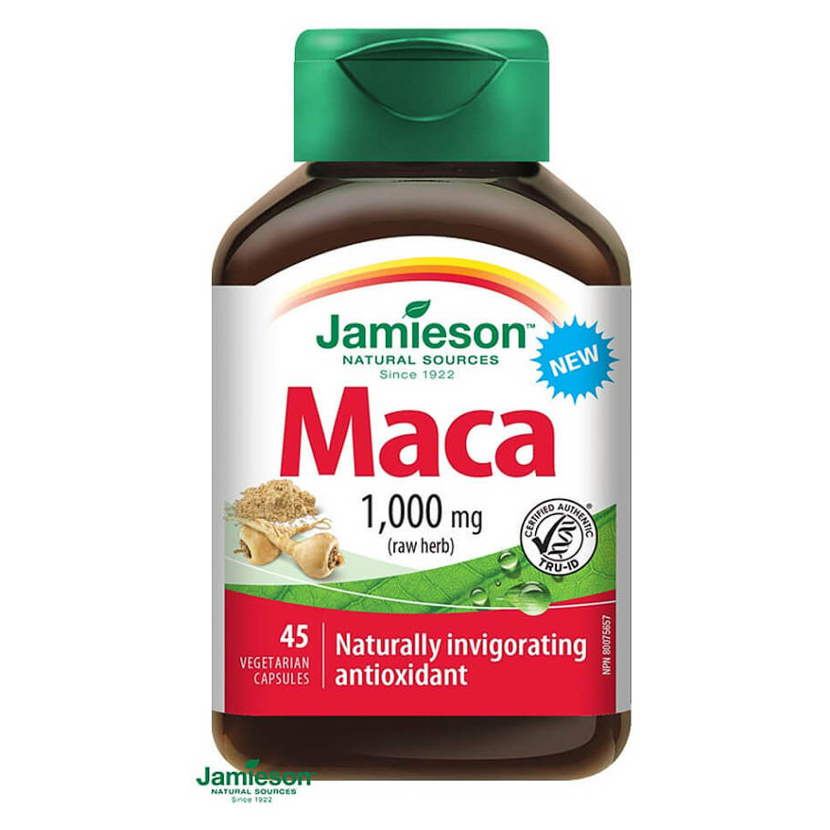 JAMIESON Maca 1000 mg 45 kapsúl kúpite na Mojalekaren.sk