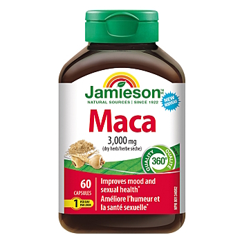 JAMIESON Maca 3000 mg 60 kapsúl (Potencia, erekcia) - Jednozložkové