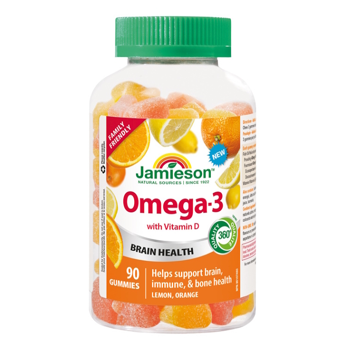 Jamieson Gummies omega - 3, 90 tabliet