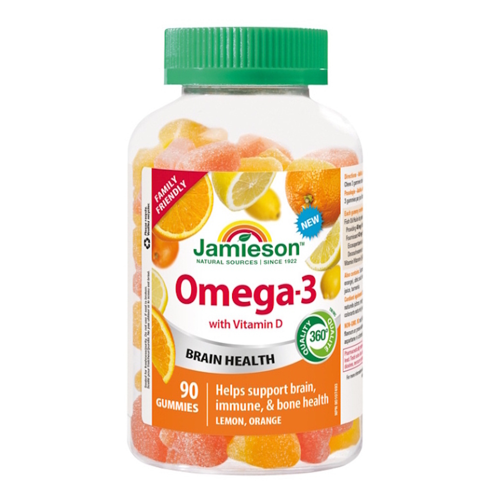 E-shop JAMIESON Omega-3 Gummies 90 želatínových pastiliek