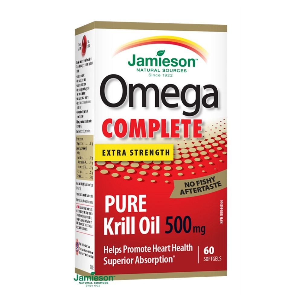 JAMIESON Omega COMPLETE Pure Krill 500 mg 60 kapsúl kúpite na Mojalekaren.sk
