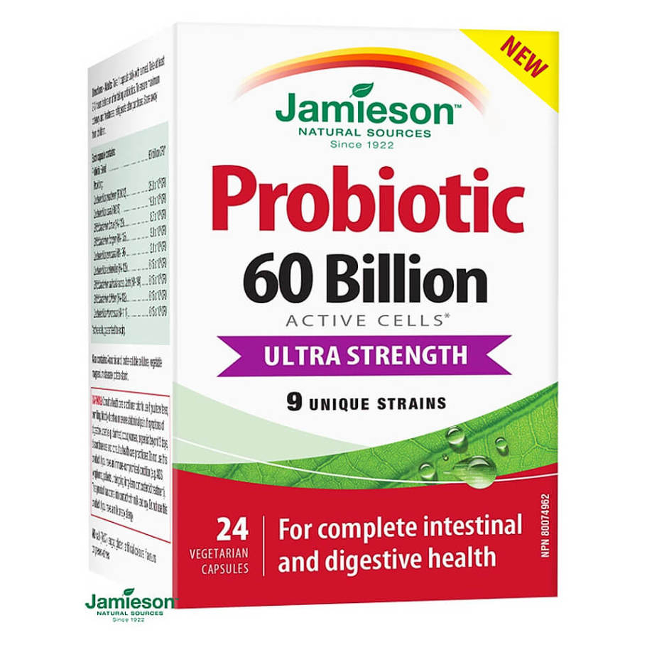 Jamieson Probiotic 60 miliárd Ultra Strength probiotikum 24 kapsúl kúpite na Mojalekaren.sk