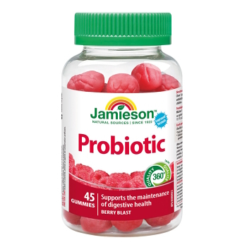 JAMIESON Probiotic Gummies 45 želatínových pastiliek