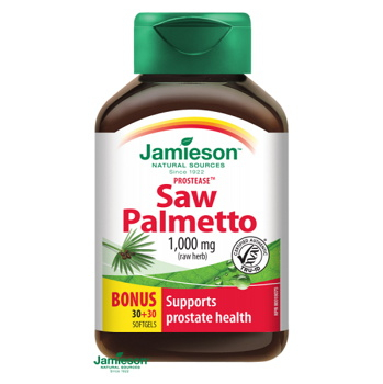 JAMIESON Prostease Saw Palmetto 125 mg na prostatu 60 kapsúl