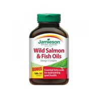 JAMIESON Omega-3 Komplex z lososa a rybích olejov 200 kapsúl