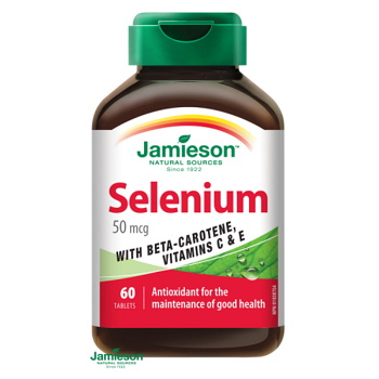 JAMIESON Selén 50 mg s betakaroténom a vitamínmi C a E 60 tabliet