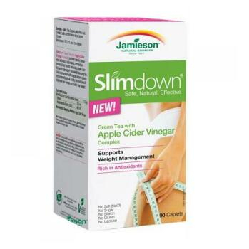 Jamieson Slimdown® zelený čaj s jablčným octom 90 kapsúl