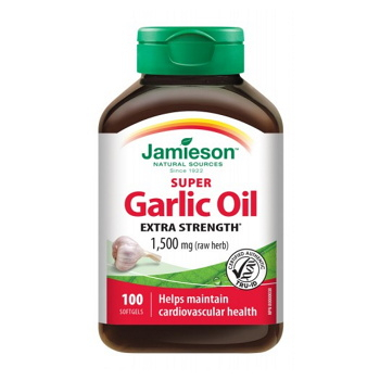 JAMIESON Super cesnakový olej 1500 mg 100 kapsúl