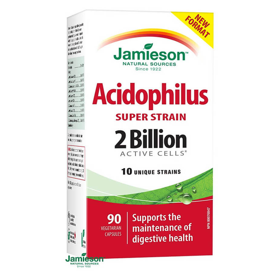 Jamieson Super Strain Acidophilus komplex bakteriálnych kultúr 90 cps kúpite na Mojalekaren.sk