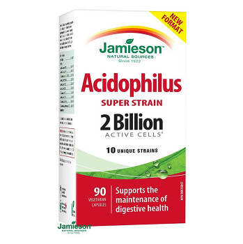 JAMIESON Super Strain Acidophilus komplex bakteriálnych kultúr 90 kapsúl