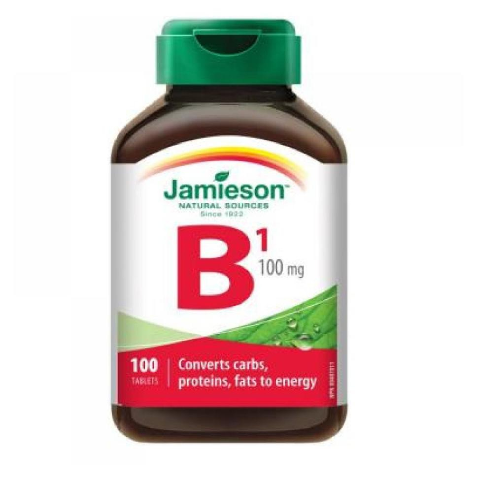 Jamieson Vitamín B1 tiamín 100 mg 100 tbl.